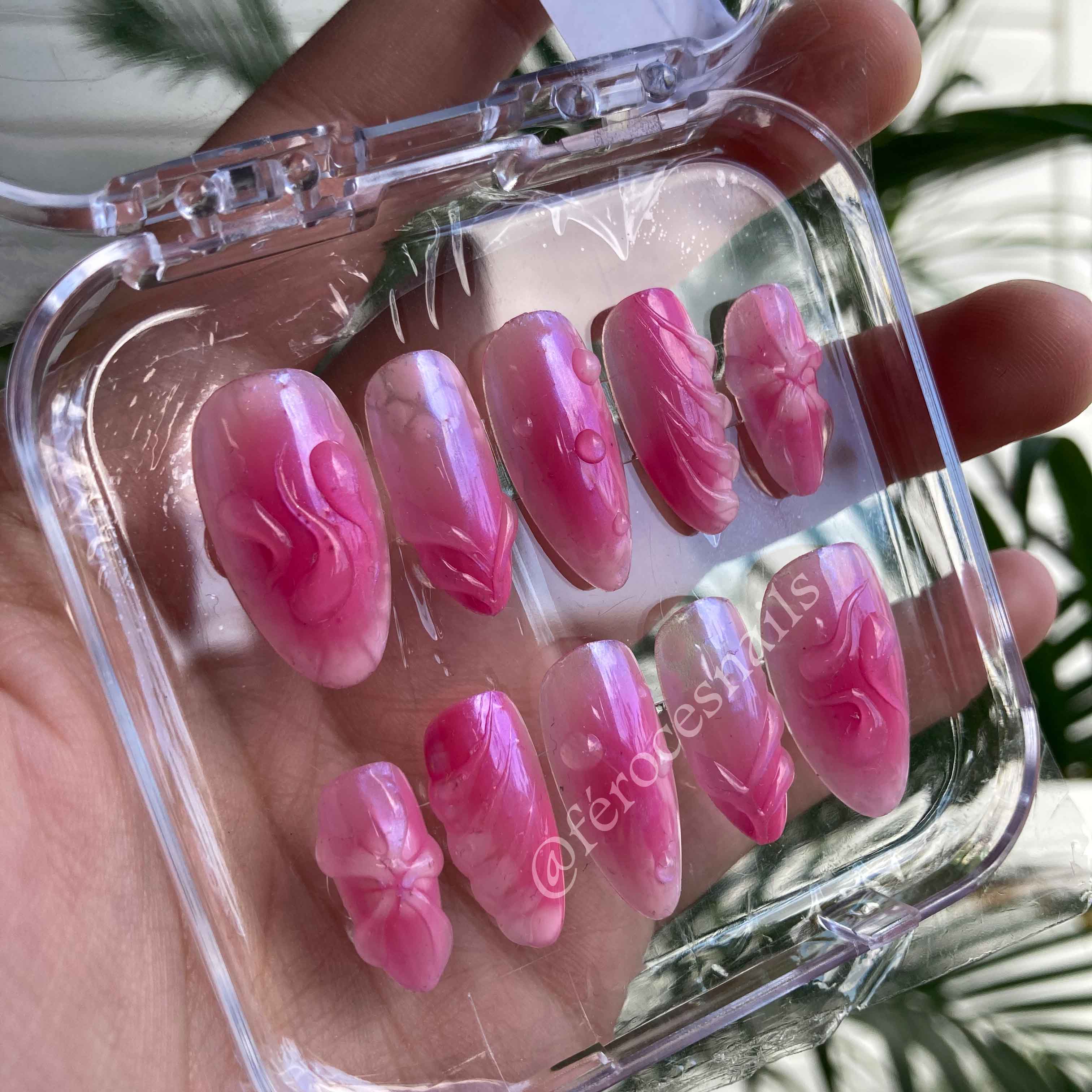 Blush - Press-on nails amande